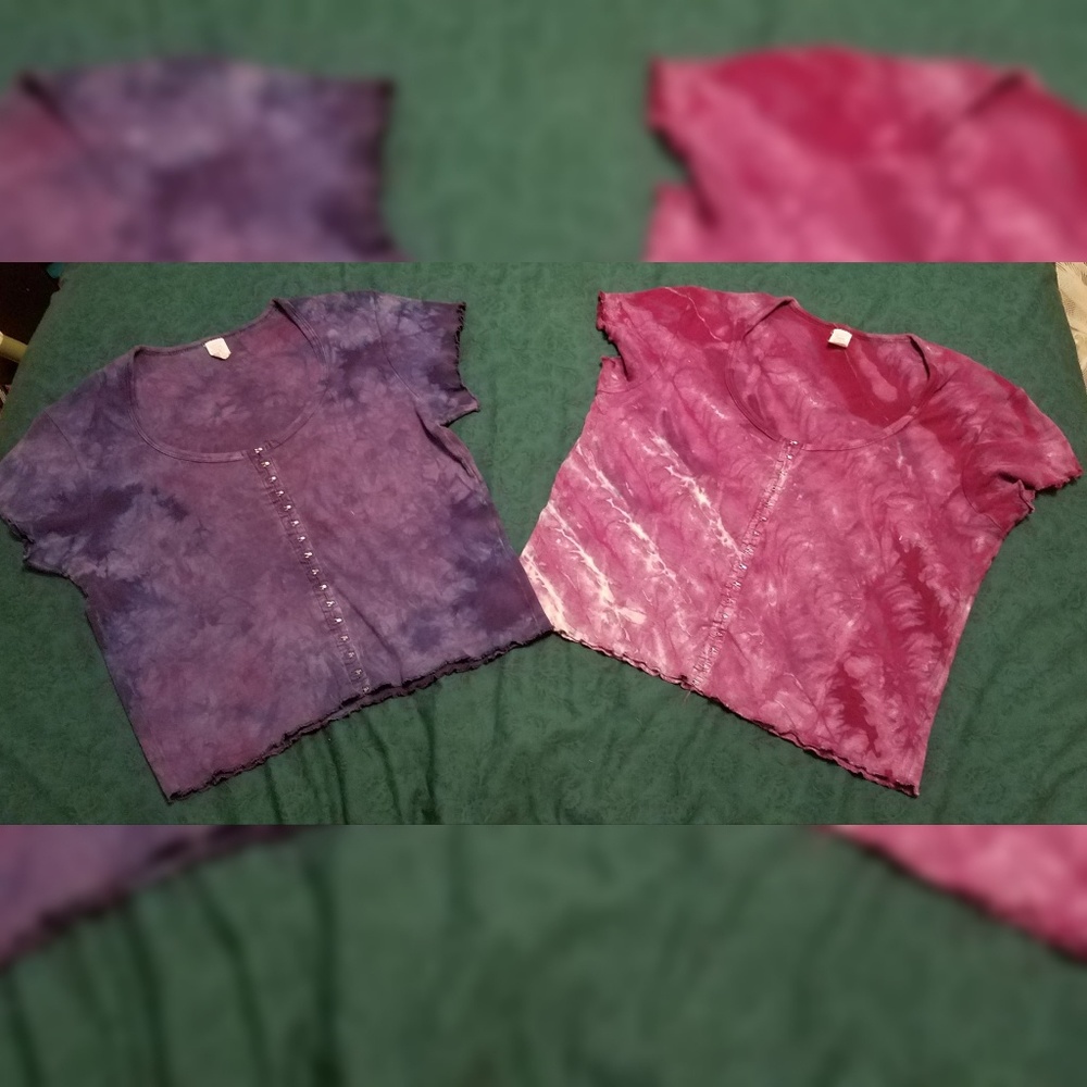 TWO  Tie dye tops!